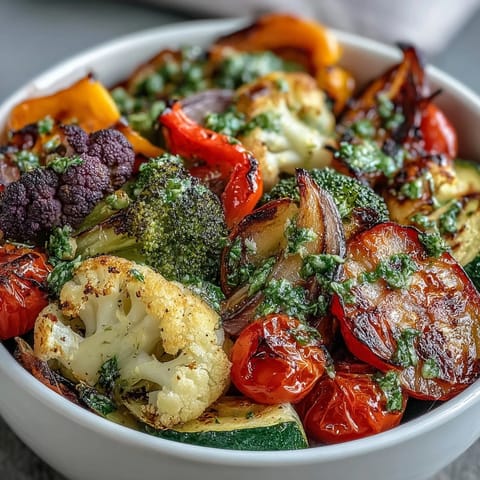 Rainbow Roasted Vegetable Bowl