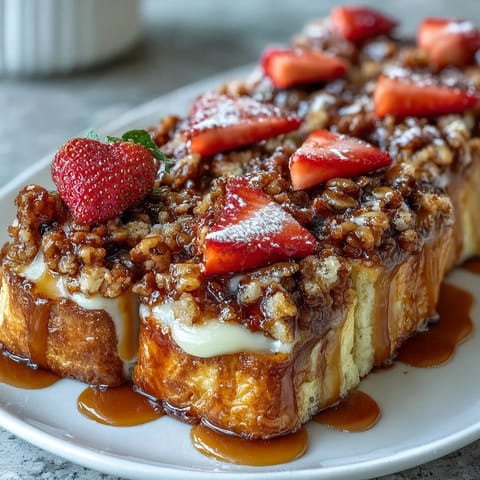 Spring Brunch Strawberry French Toast