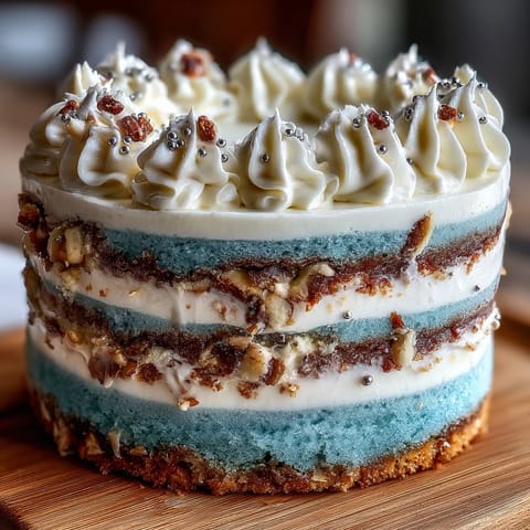 High School Graduation Ombre Layer Cake with smooth buttercream and elegant graduation cap topper