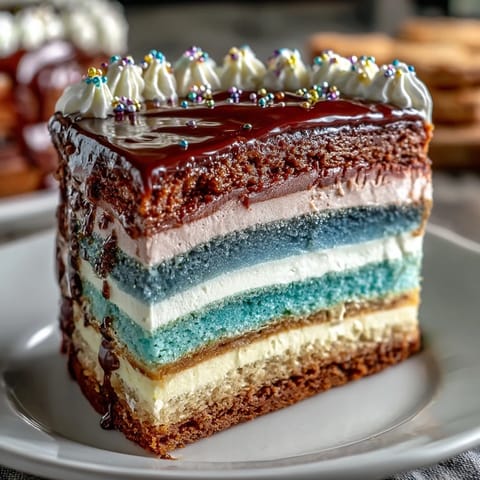 High School Ombre Layer Cake