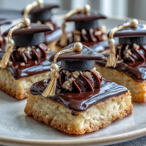 Easy Graduation Cap Cookies