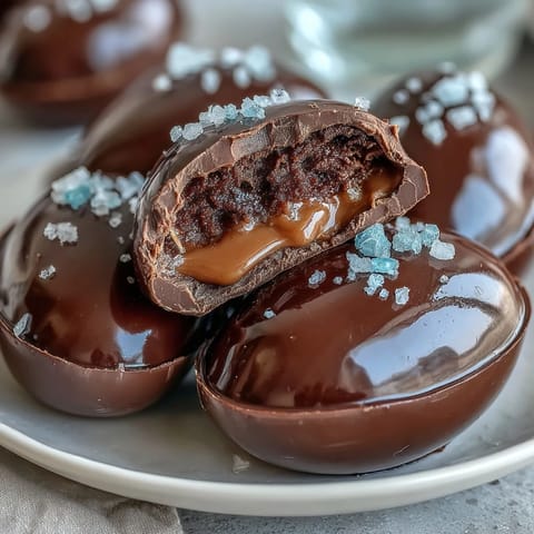 Dark Chocolate Peanut Butter Eggs