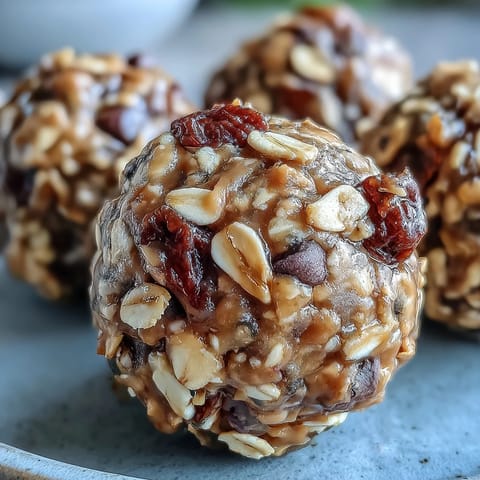 Snack-Sized Protein Balls with Peanut Butter and Oats, perfectly rolled for a quick, energizing bite.