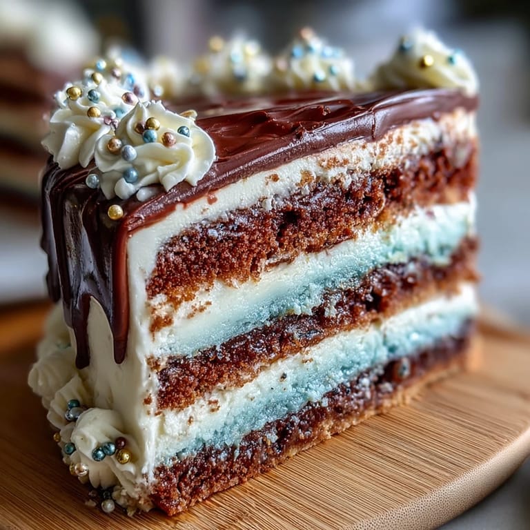 Stunning ombre layer cake in blue graduation colors, perfect for celebrating a milestone achievement