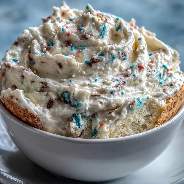 Generously decorated Spring Birthday Party Funfetti Dip Cake, ready to slice for celebrations.